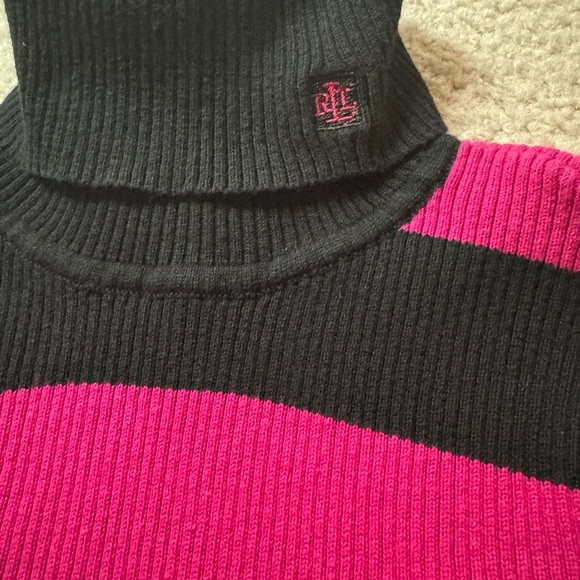 RL cotton turtleneck sweater XS new - Picture 3 of 3